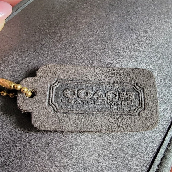 Vintage Coach Chunky Case EUC Gray Leather w hangtag and original sales tag 7165 - Picture 3 of 14